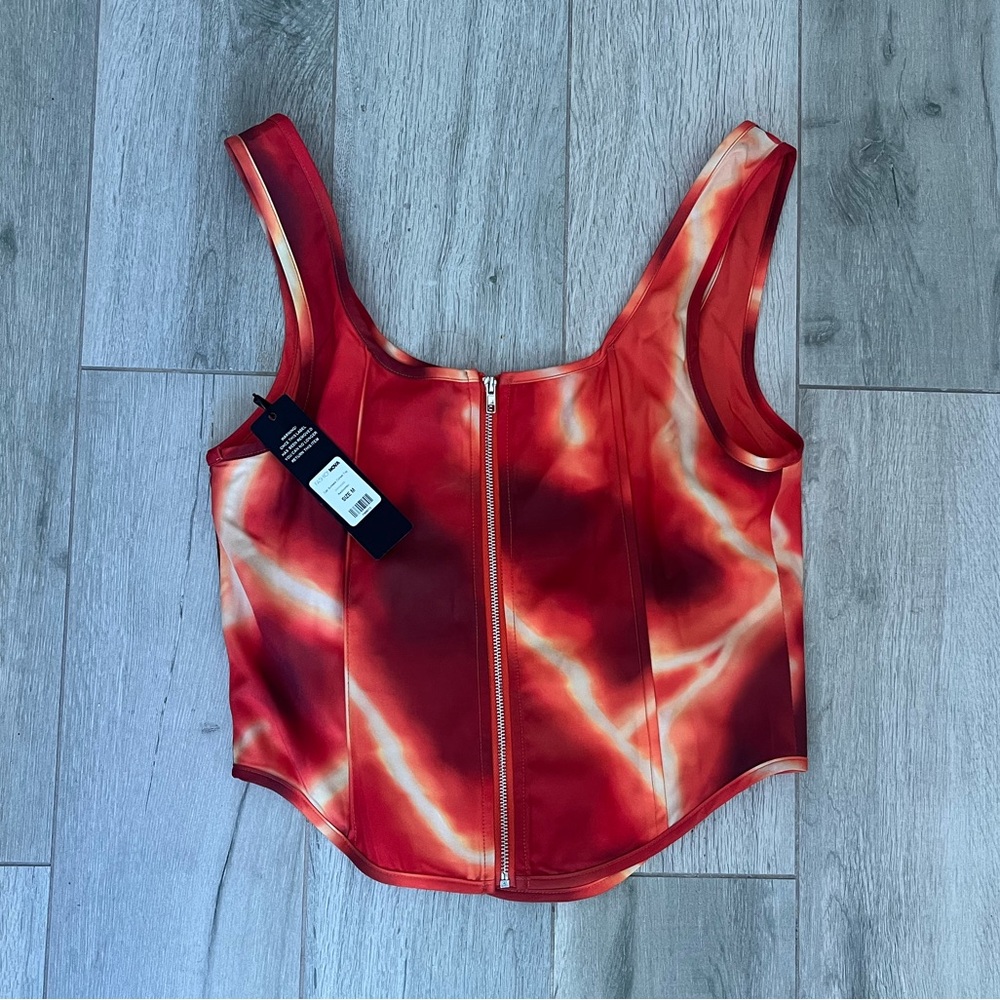 Flame crop top